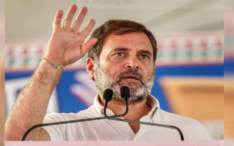 Rahul Gandhi asked the people of Jammu and Kashmir to vote for the India alliance