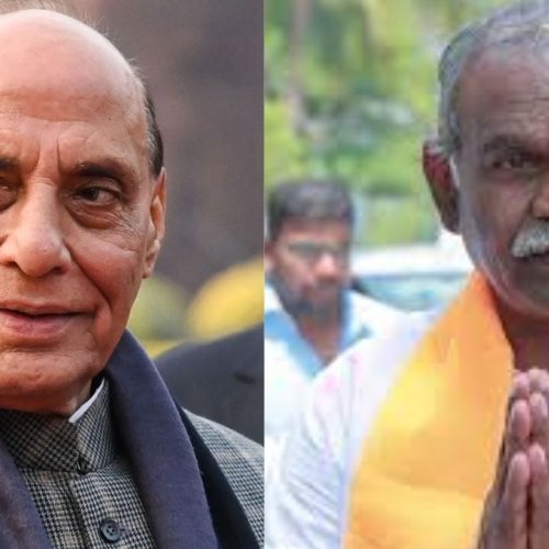 ராஜ்நாத் சிங், எஸ்.பி பாலகிருஷ்ணன்
