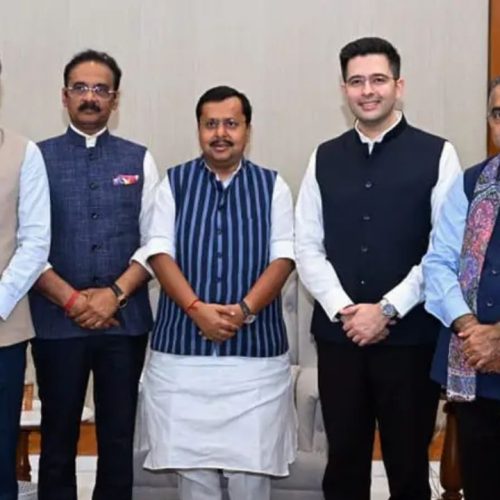 ராகவ் சத்தா உள்ளிட்ட எம்.பி.க்கள்
