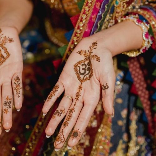 ராஷ்மிகா விஜய் தேவரகொண்டா மெஹந்தி புகைப்படங்கள் 