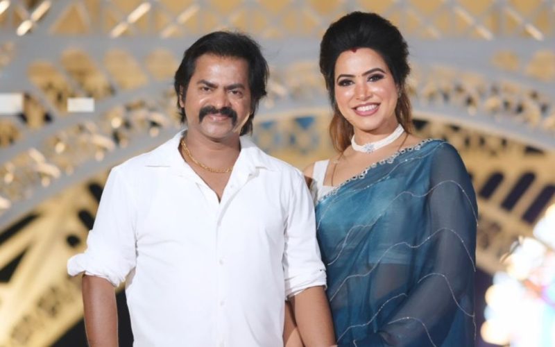 Redin Kingsley and Sangeetha couple
