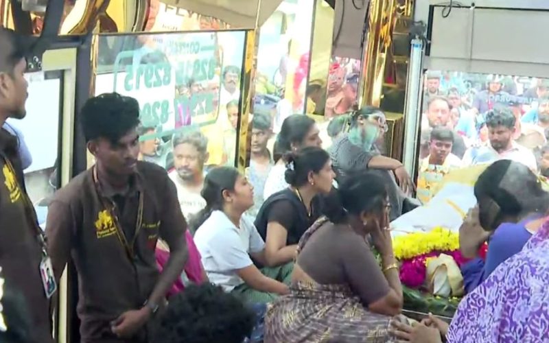 Actor Robo Shankar death: ரோபோ சங்கர் உடல் தகனம்.. ரசிகர்கள் கண்ணீர் அஞ்சலி!