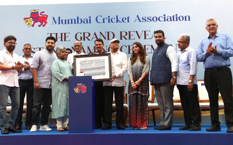 Rohit Sharma Stand in Wankhede Stadium