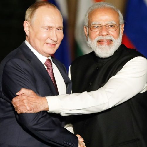 ரஷிய அதிபர் விளாடிமிர் புதின், பிரதமர் நரேந்திர மோடி