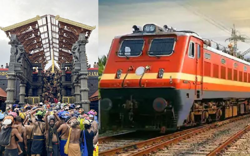 Sabarimala season: Special train service announcement; Southern Railway