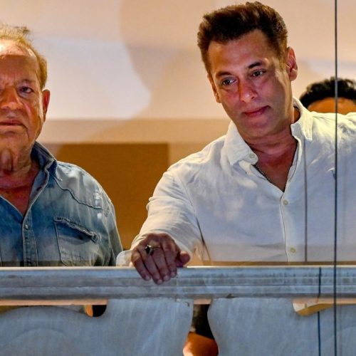 தந்தையுடன் சல்மான் கான்