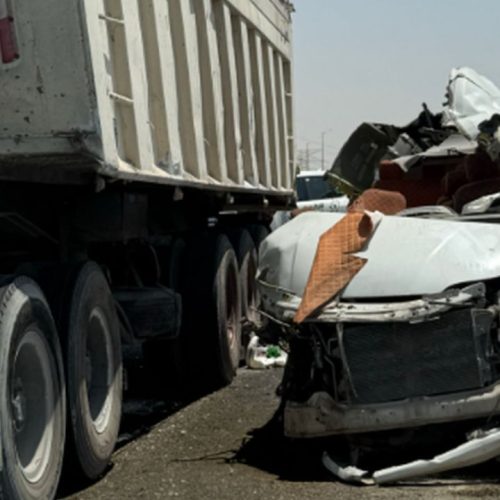 Nine injured in Dubai accident
