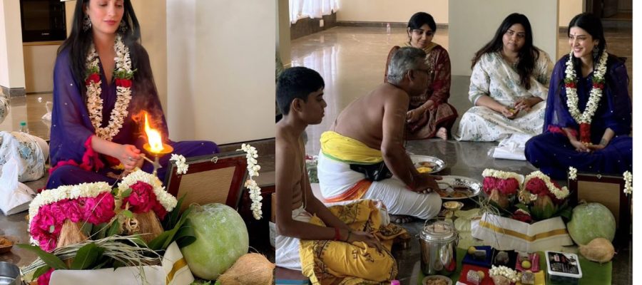 Shruti moves into new home