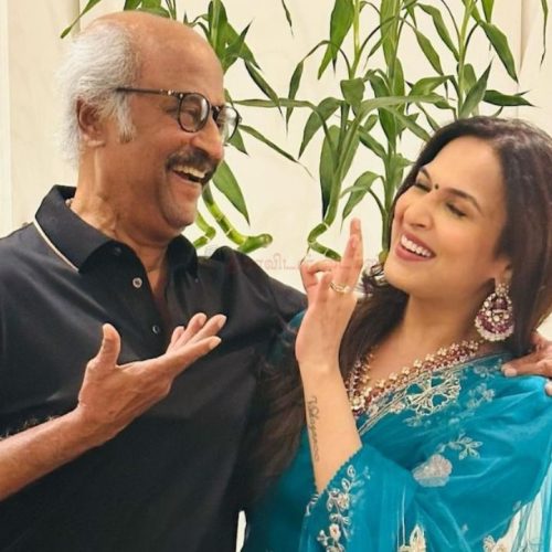 ரஜினிகாந்த் உடன் சௌந்தர்யா