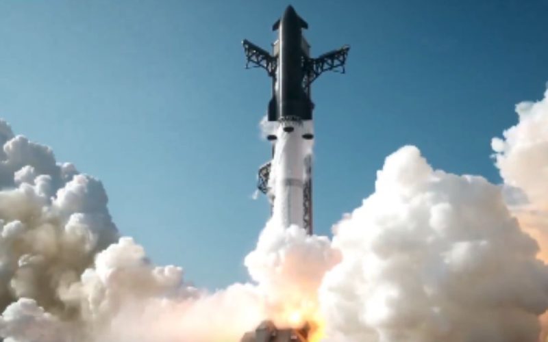 Starship V3 Takes Off