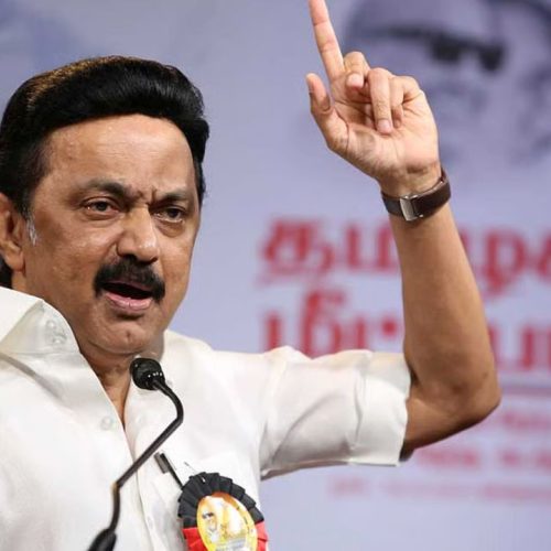 தமிழக முதலமைச்சரும் திமுக தலைவருமான மு.க ஸ்டாலின்.