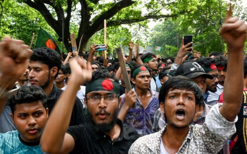 Bangladesh on unrest