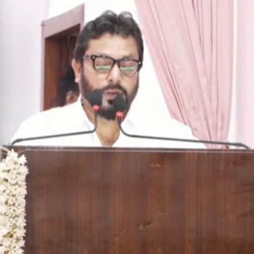 அமைச்சராக பதவியேற்ற ஸ்ரீநாத்
