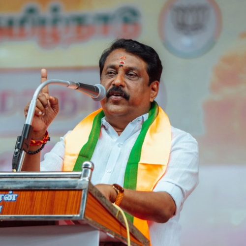 பாரதிய ஜனதா கட்சி மாநிலத் தலைவர் நயினார் நாகேந்திரன்
