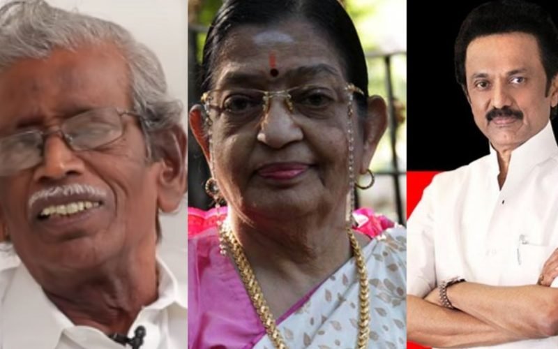 TN Government Kalaingar award announcement for poet M Mehta and B Sushila