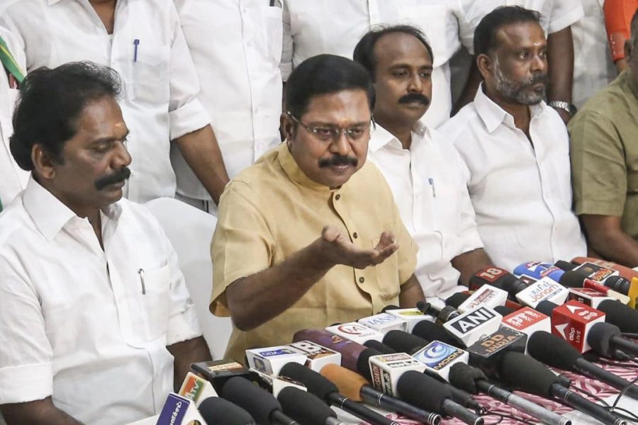 TTV Criticises Congress Protesters