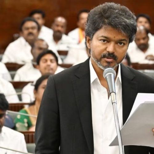 தமிழக முதலமைச்சர் விஜய்
