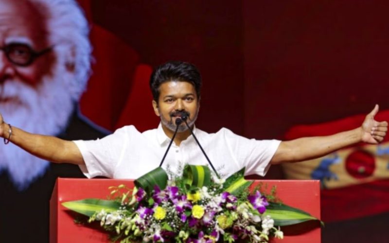 TVK Party leader Vijay says people will overthrow corrupt government