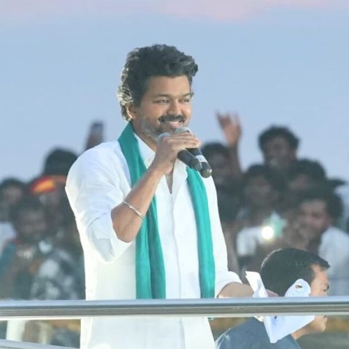 தவெக தலைவர் விஜய்