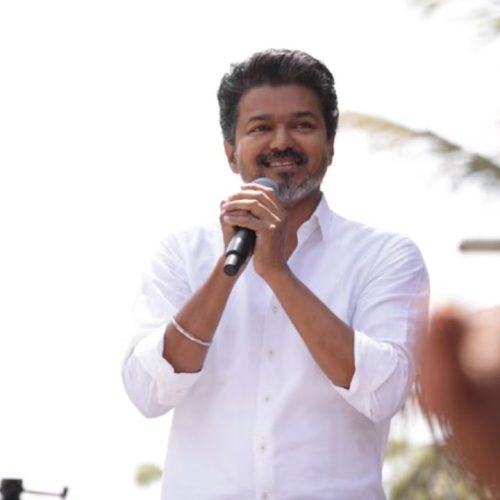 தவெக தலைவர் விஜய்
