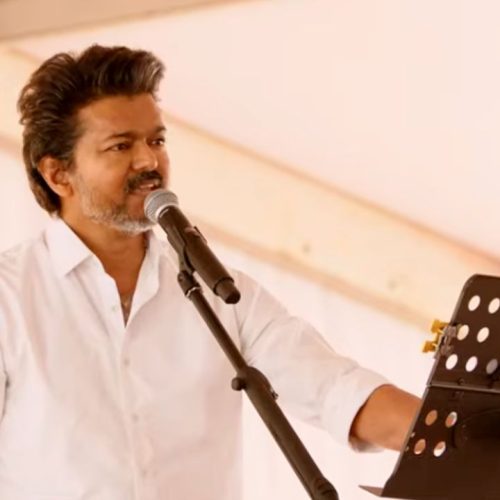 த.வெ.க தலைவர் விஜய்
