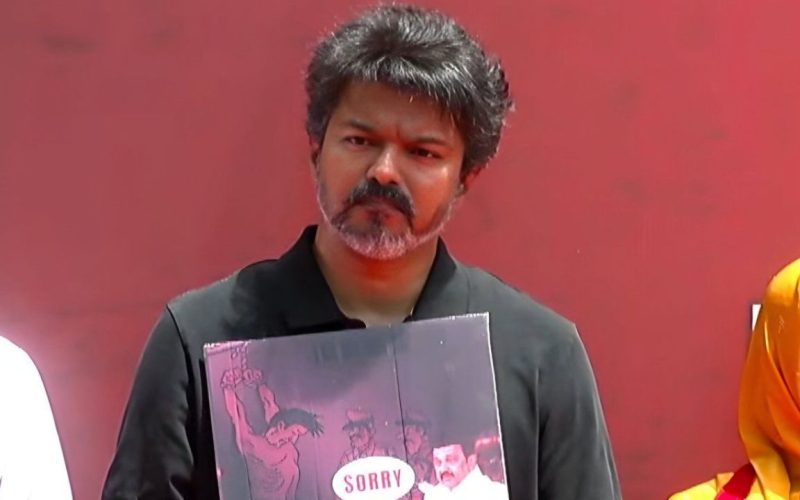 TVK protest against