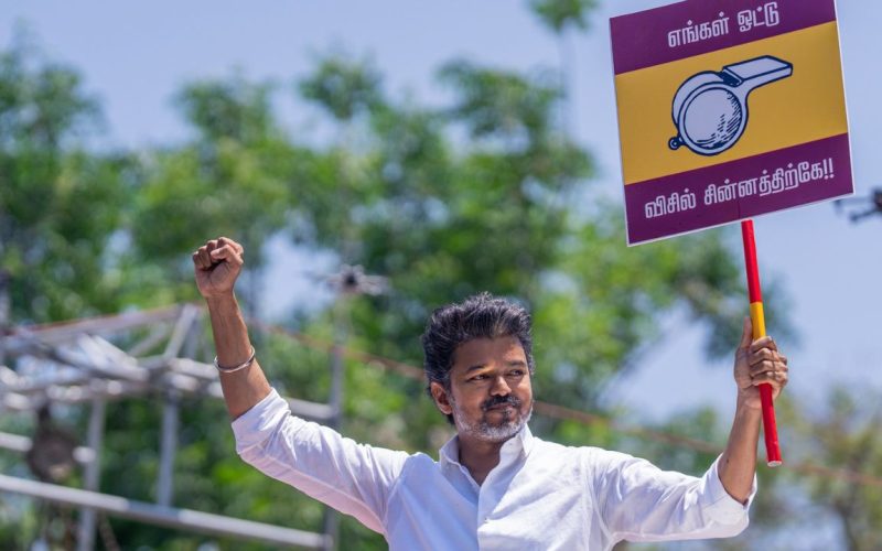 தவெக தலைவர் விஜய்