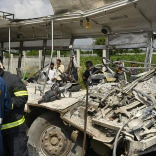 தெலங்கானாவில் கோர விபத்து