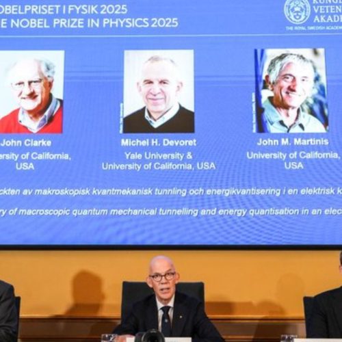 2025 இயற்பியலுக்கான நோபல் பரிசு அறிவிப்பு