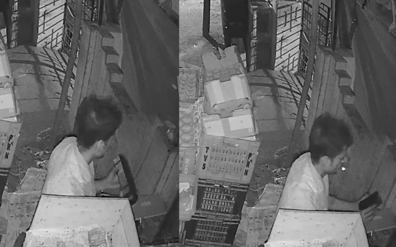 Theft at Fruits shop in Thisaiyanvilai