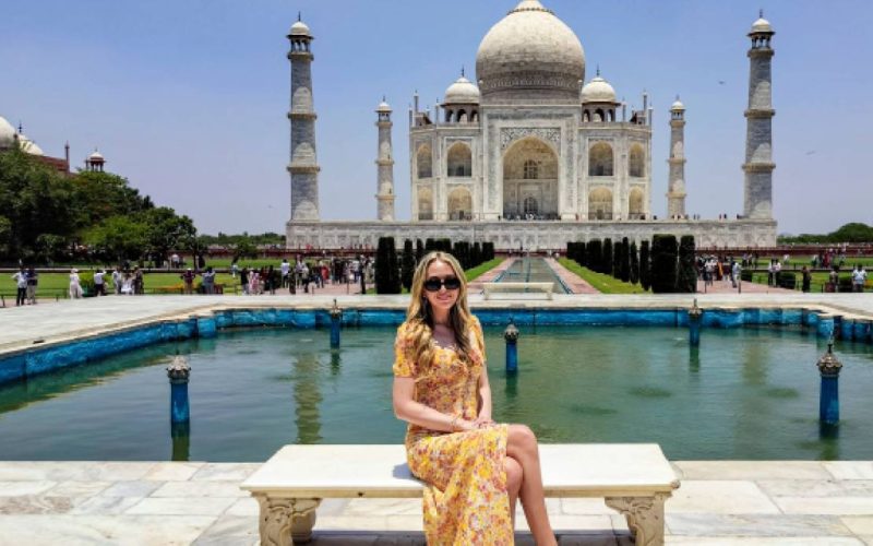 Tiffany Trump at Taj Mahal
