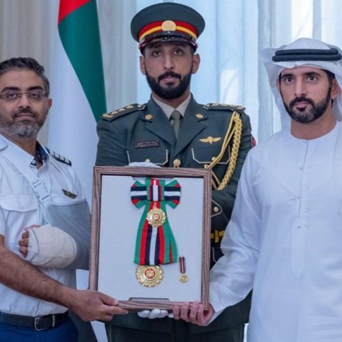 Indian Pilot Honoured by UAE