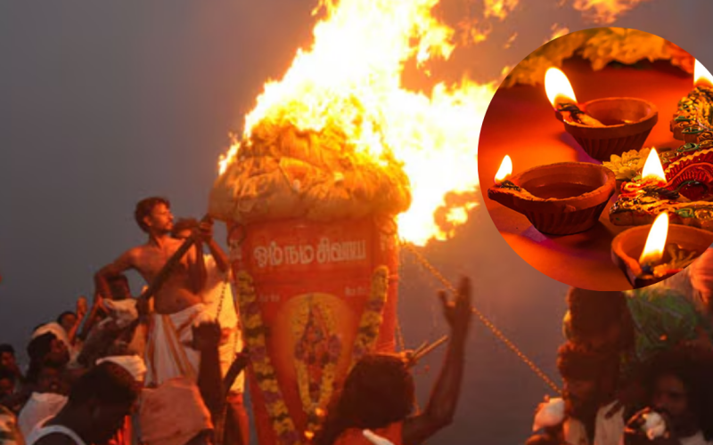 best time to light the lamp on karthigai deepam