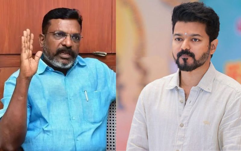 Vijays politics is hatred of DMK says Thol Thirumavalavan MP