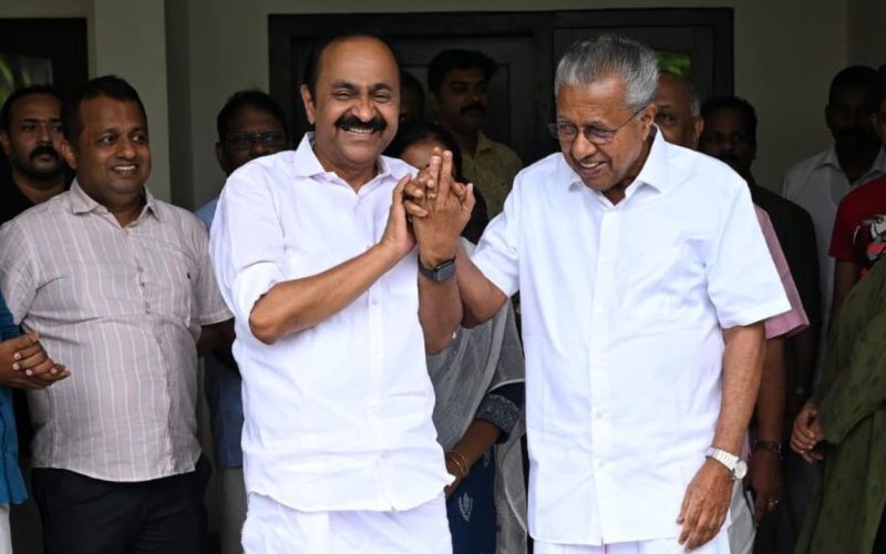 Satheesan Visits Vijayan