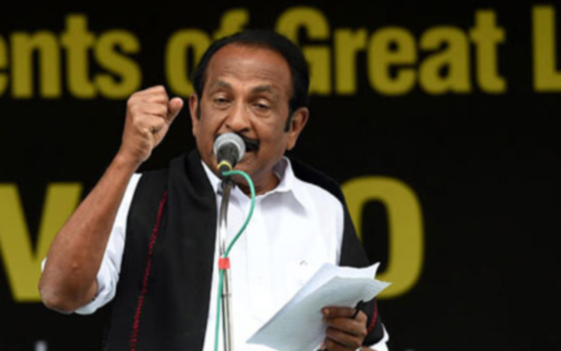 MDMK General Secretary Vaiko has extended Easter greetings to the Christian people