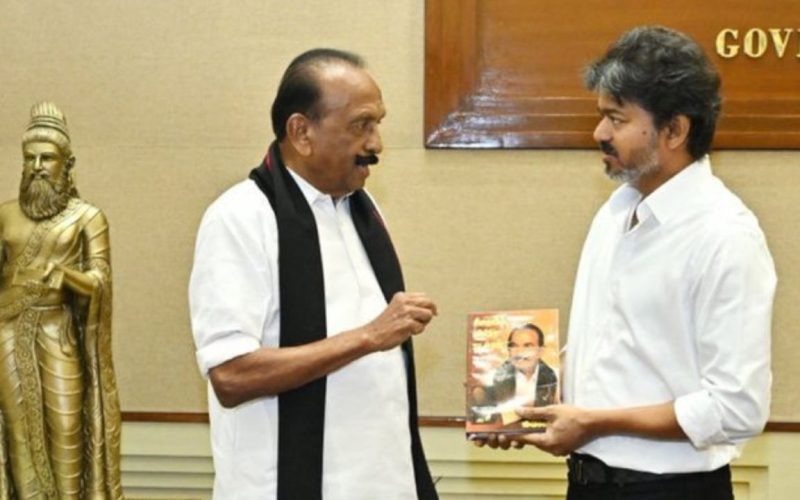 Vaiko Thanks CM Vijay