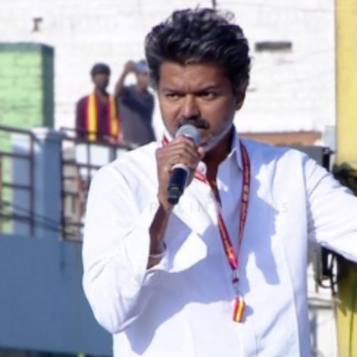 தவெக தலைவர் விஜய் 