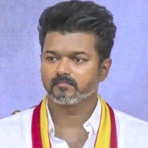 தமிழக வெற்றி கழக தலைவர் விஜய்