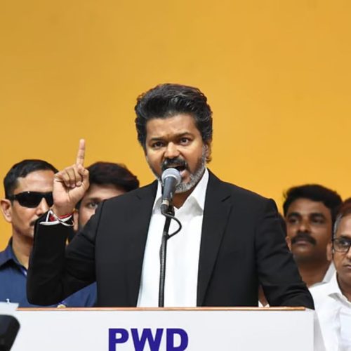 தமிழக முதலமைச்சர் விஜய்