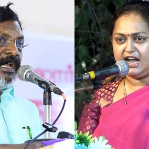 தொல் திருமாவளவன், விந்தியா
