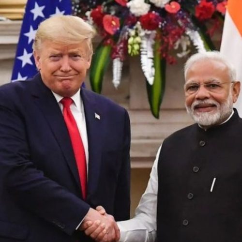 இந்திய பிரதமர் நரேந்திர மோடி,  அமெரிக்க அதிபர் டொனால்ட் டிரம்ப்
