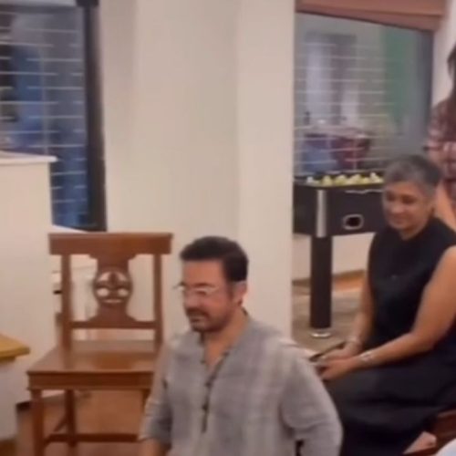 கிரிக்கெட்டர் பதான் வீட்டின் திருமண விழாவில் கலந்துகொண்ட நடிகர் அமீர் கான். அருகில் முன்னாள் மனைவிகள் மற்றும் புதிய காதலி. (இன்ஸ்டாகிராம் வீடியோ)