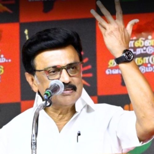 சீர்காழி பரப்புரையின் போது மு.க ஸ்டாலின்
