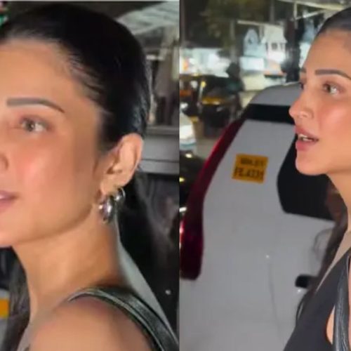 நடிகை ஸ்ருதிஹாசன்
