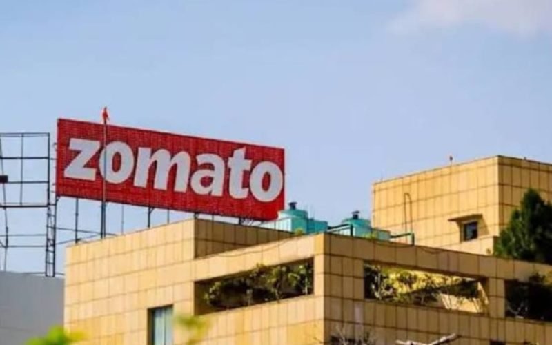 Zomato shares rose over 3 PC