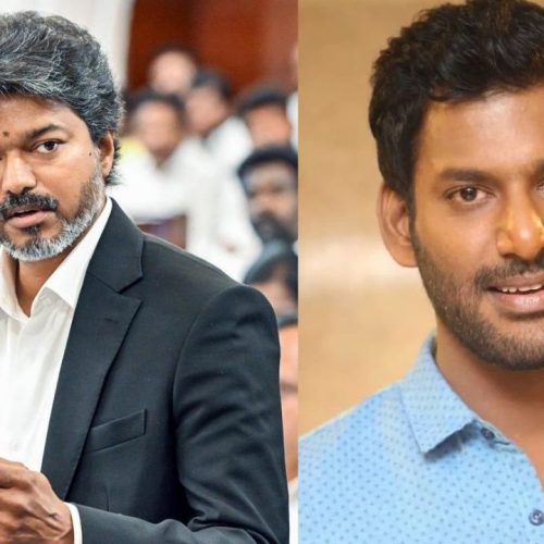 முதலமைச்சர் விஜய், நடிகர் விஷால்