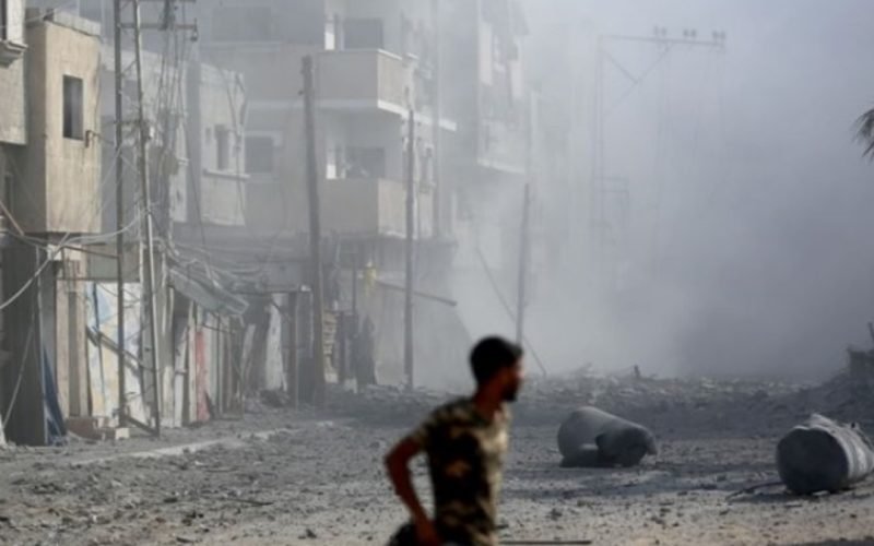 at least 33-palestinians killed by israeli airstrike on gaza