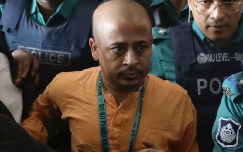 iskcon india says lawyer defending arrested bangladeshi hindu monk chinmoy das in icu after being attacked at home