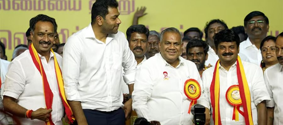 AIADMK Ex-Ministers Join TVK